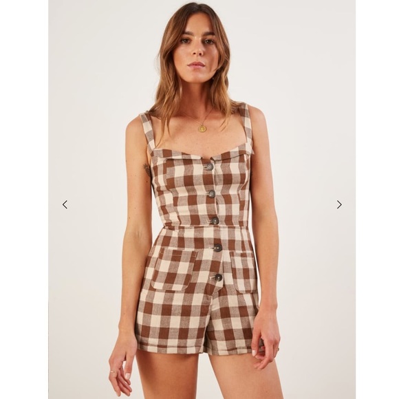 REFORMATION Coconut Romper - Picture 2 of 4